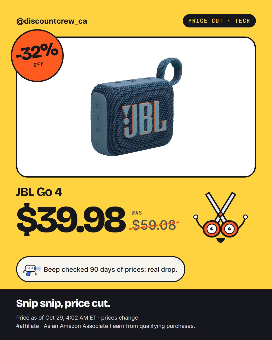 JBL Go 4, -32%