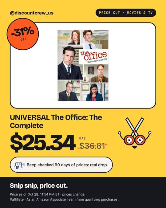 UNIVERSAL The Office: The Complete, -31%