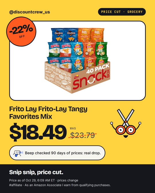 Frito Lay Frito-Lay Tangy Favorites Mix, -22%