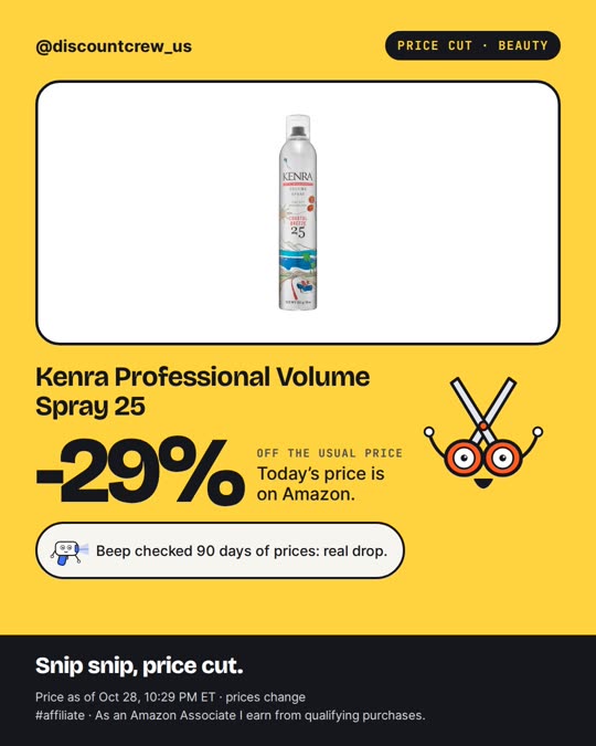 Kenra Professional Volume Spray 25, expired